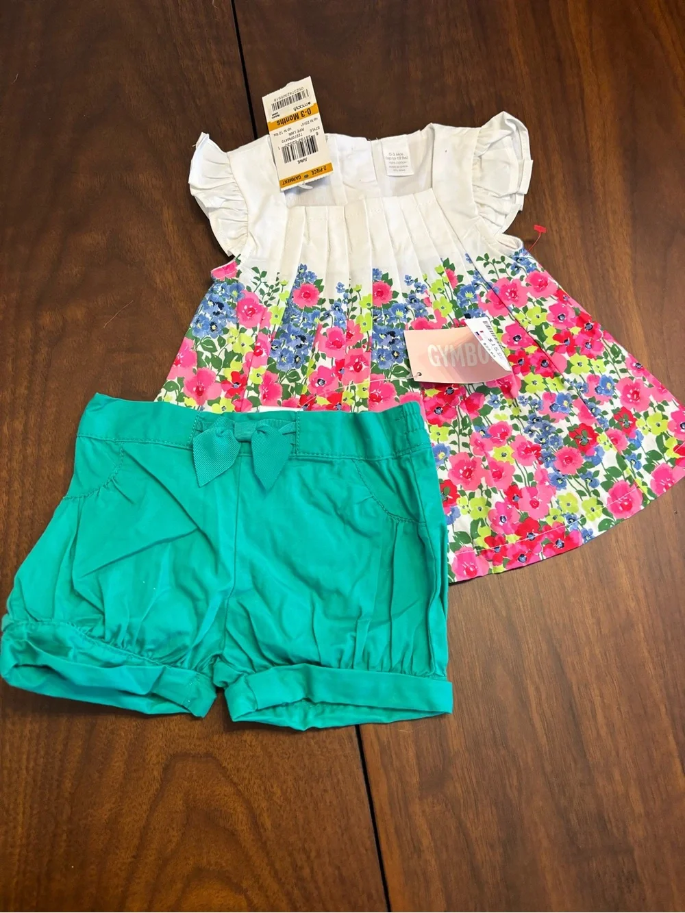 NWT Baby Girl 0-3M Gymboree Carter’s Summer Outfit & Dress Bundle